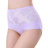 High Waist Cotton Women Briefs Sexy Healthy Panties Underwear Plus Size PP/L