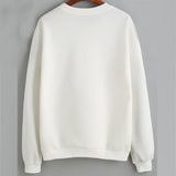 Women Girl Plus Size Sweatshirt Long Sleeve Crop Jumper Suede Pullover Tops